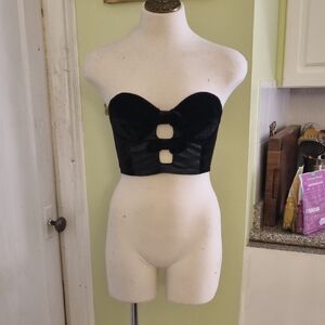 ASOS Black Bandeau Top